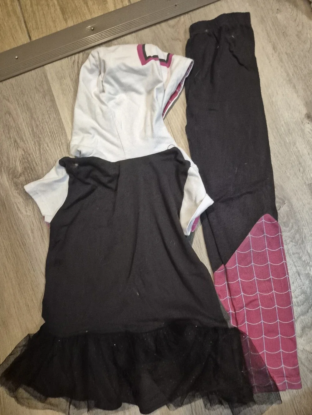Girls 2pc Spider-Gwen Hooded Tutu Outfit